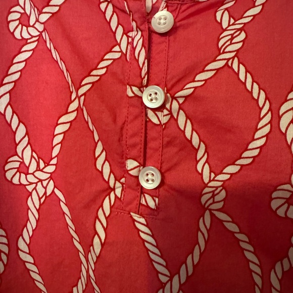 Talbots Red Rope Design Tunic - Picture 3 of 3